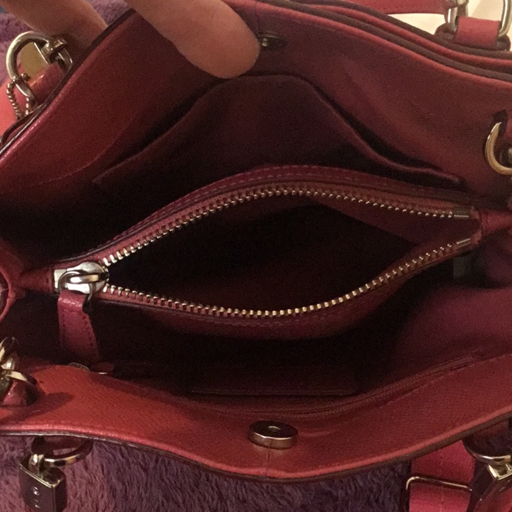 Coach Pink Satchel Bag - Picture 12 of 16